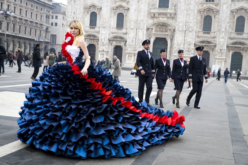 British Airways brings Suki Waterhouse and David Gandy to Milan to celebrate fashion and travel!